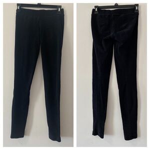 Vince black velvet leggins